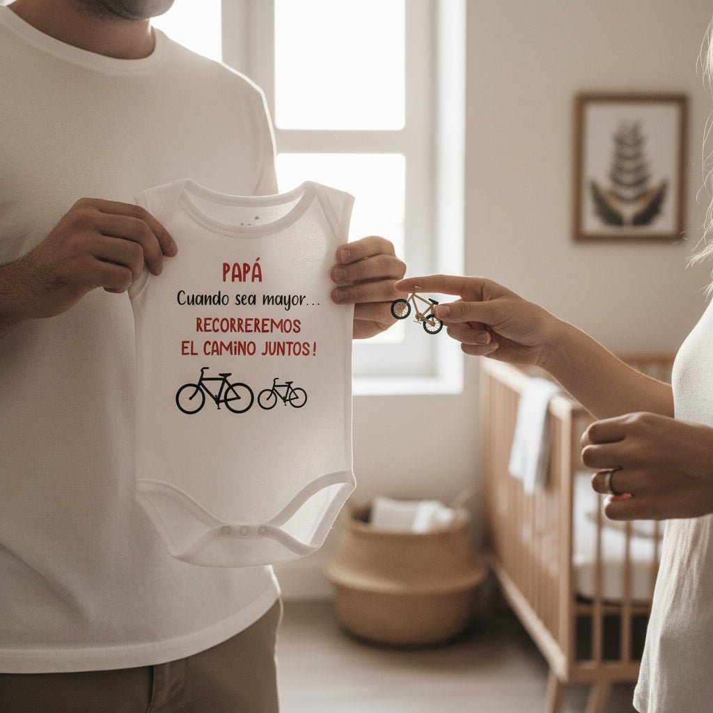 BODY PAPÁ CAMINO JUNTOS - Happy Moments Baby