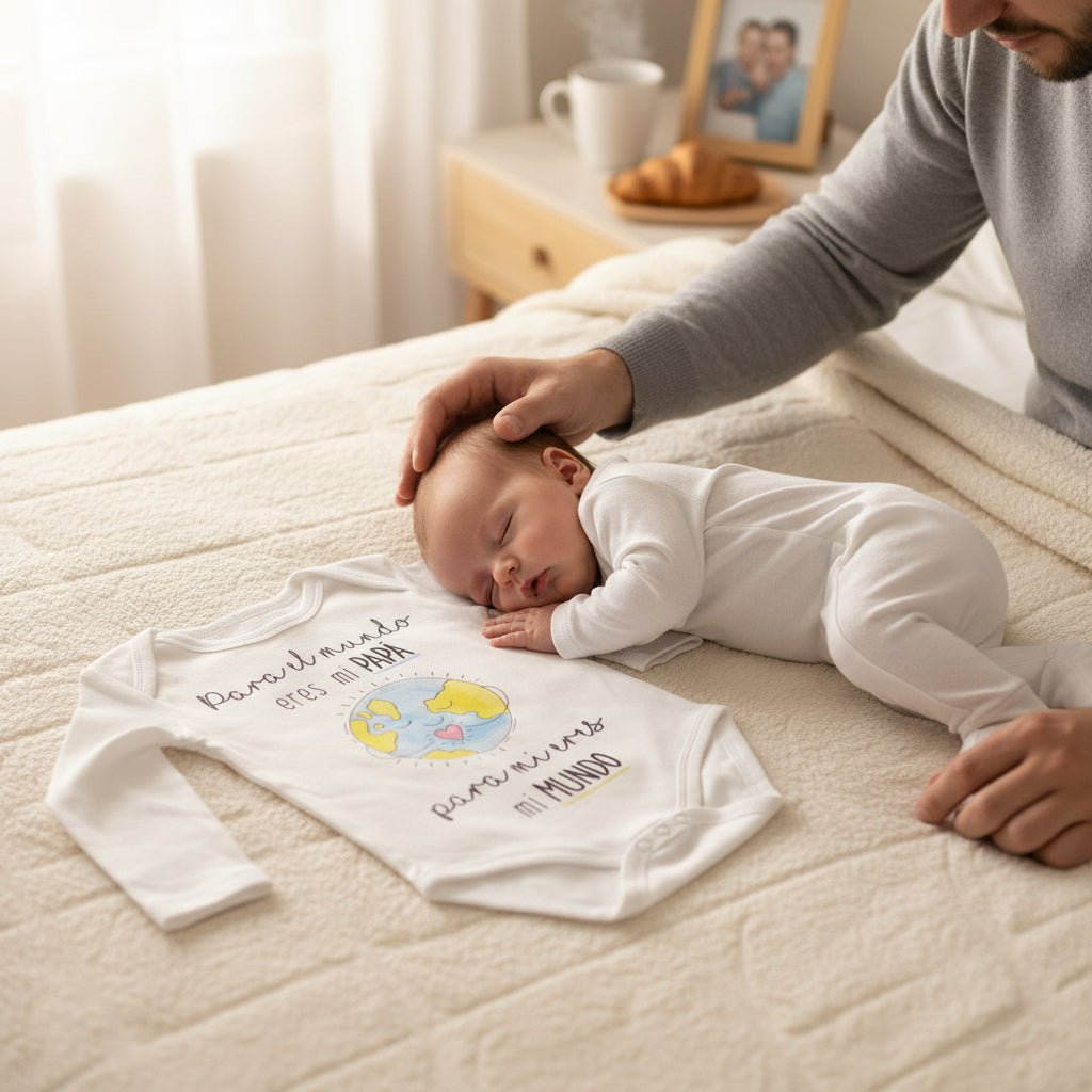 BODY PAPÁ MUNDO - DÍA DEL PADRE - Happy Moments Baby