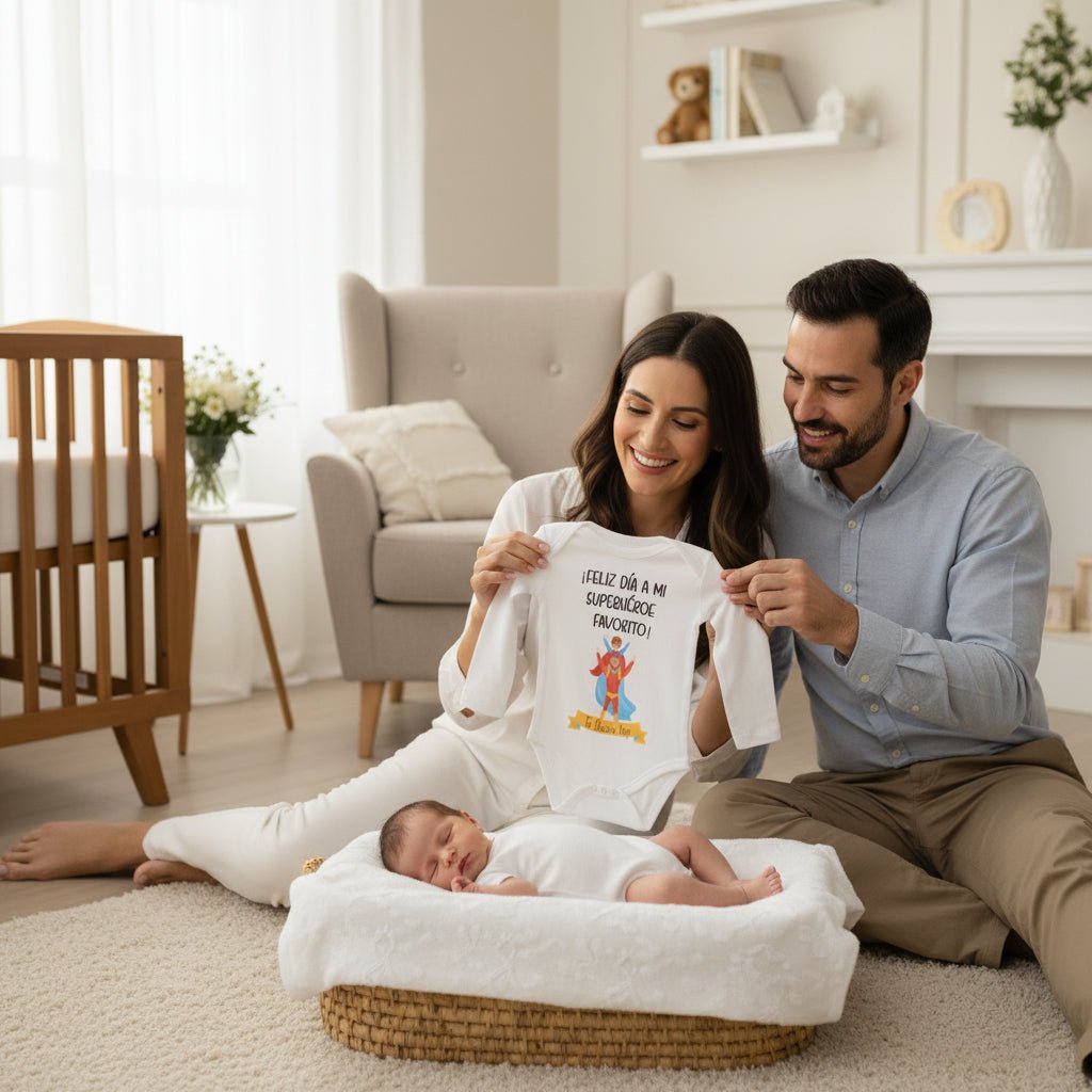 BODY PAPÁ SUPERHÉROE - DÍA DEL PADRE - Happy Moments Baby