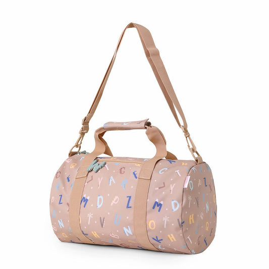 BOLSA DE DEPORTE O VIAJE TUTETE ·FUNNY LETTERS· - Happy Moments Baby