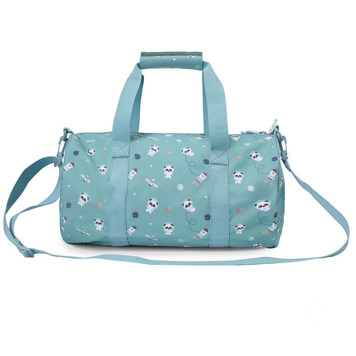 BOLSA DE DEPORTE O VIAJE TUTETE ·PANDAS IN SPACE· - Happy Moments Baby