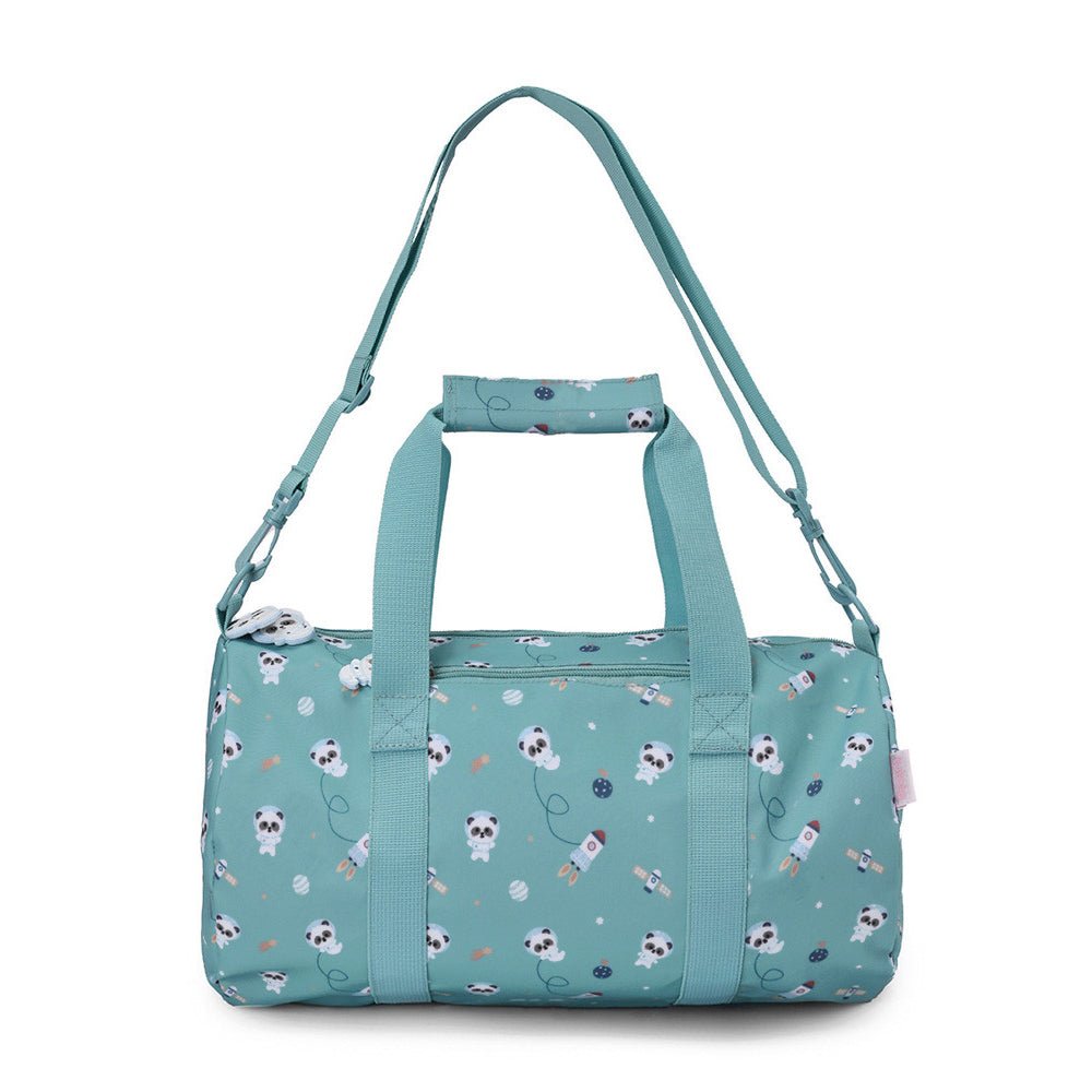 BOLSA DE DEPORTE O VIAJE TUTETE ·PANDAS IN SPACE· - Happy Moments Baby