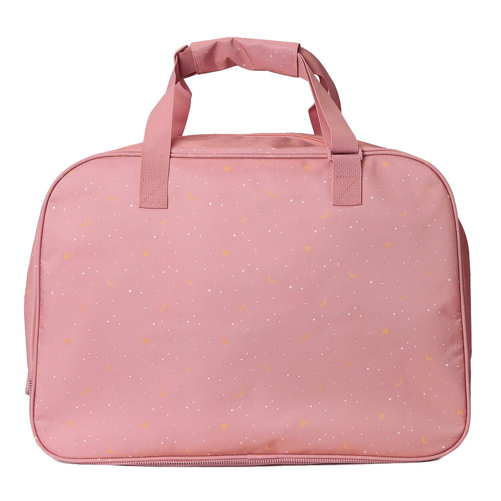 BOLSA DE PLAYA ANTIARENA TUTETE ·WHALE PINK· - Happy Moments Baby