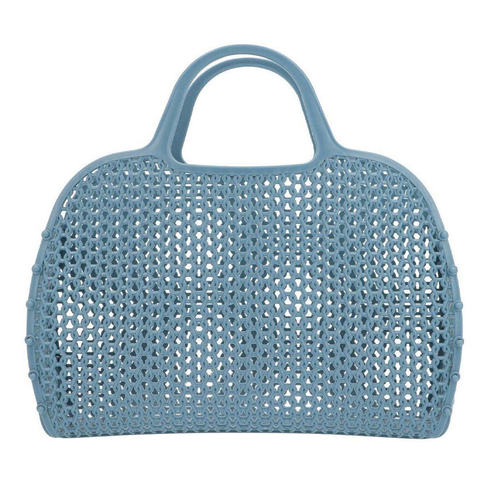 BOLSA DE PLAYA VINTAGE ·BLUE· - Happy Moments Baby