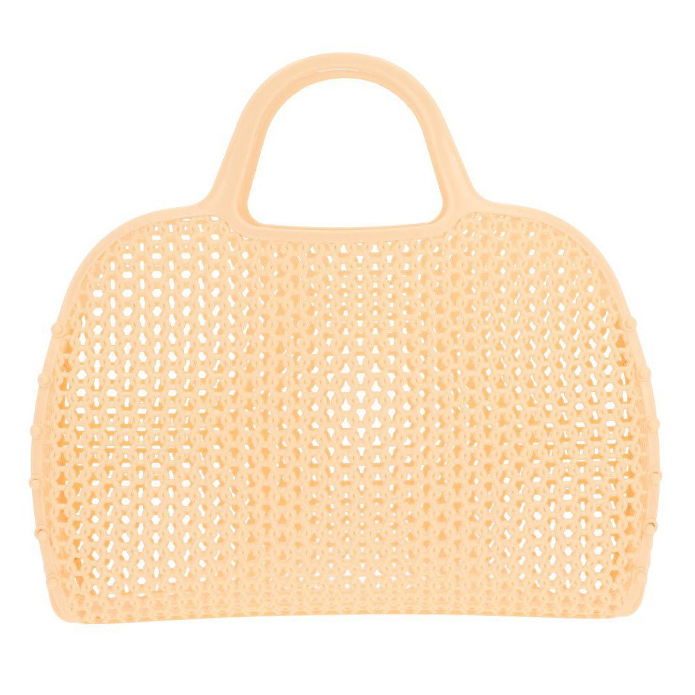 BOLSA DE PLAYA VINTAGE ·YELLOW MELLOW· - Happy Moments Baby