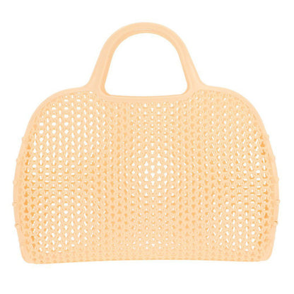 BOLSA DE PLAYA VINTAGE ·YELLOW MELLOW· - Happy Moments Baby