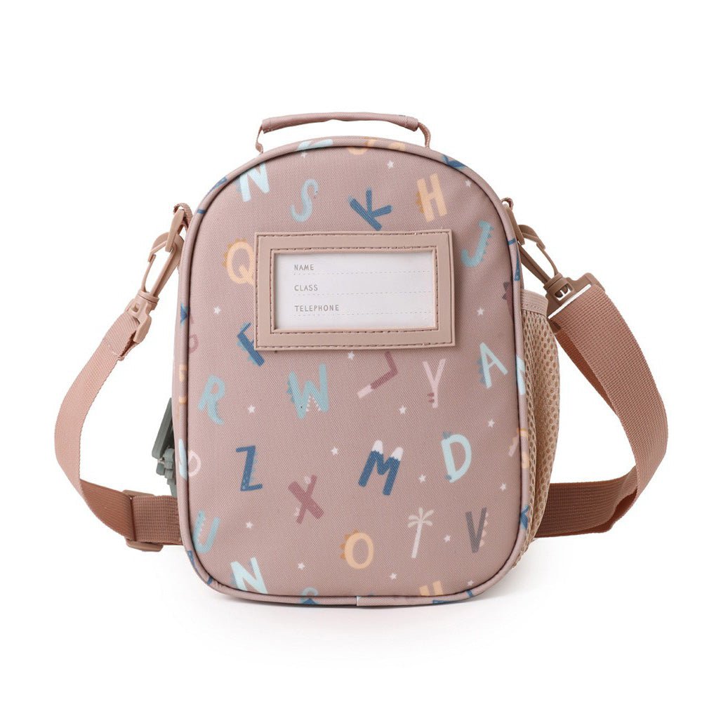 BOLSA MERIENDA TÉRMICA TUTETE 3D ·FUNNY LETTERS· - Happy Moments Baby