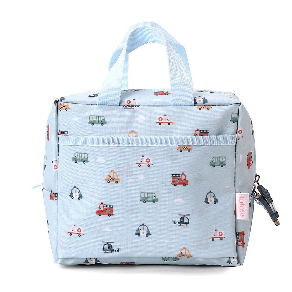 BOLSA MERIENDA TÉRMICA TUTETE ·CITY CARS· - Happy Moments Baby