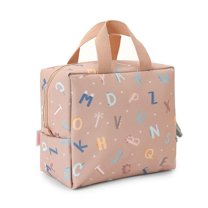 BOLSA MERIENDA TÉRMICA TUTETE ·FUNNY LETTERS· - Happy Moments Baby