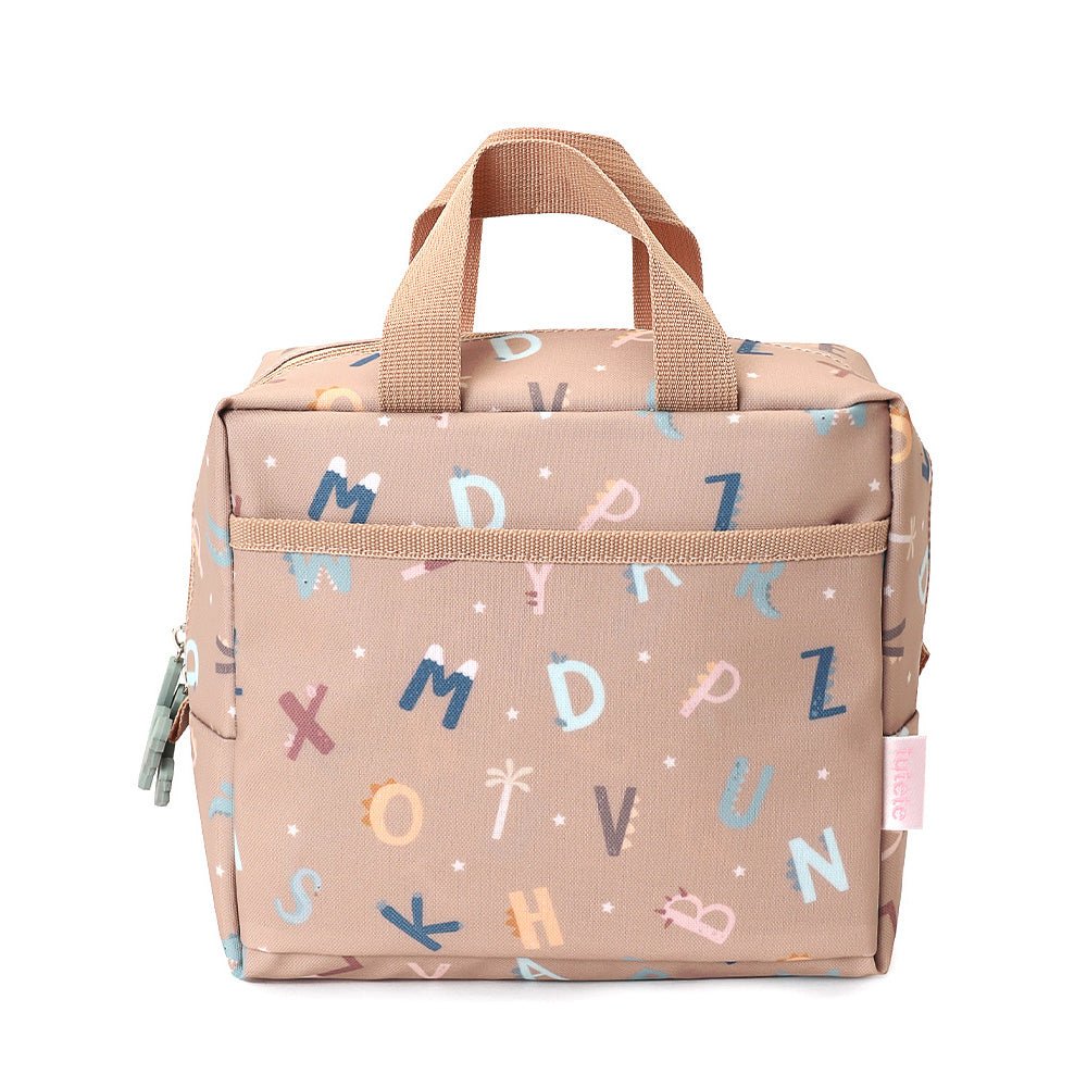 BOLSA MERIENDA TÉRMICA TUTETE ·FUNNY LETTERS· - Happy Moments Baby