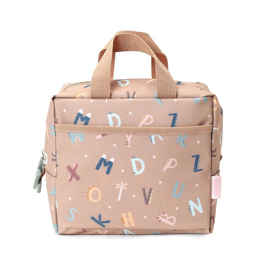 BOLSA MERIENDA TÉRMICA TUTETE ·FUNNY LETTERS· - Happy Moments Baby