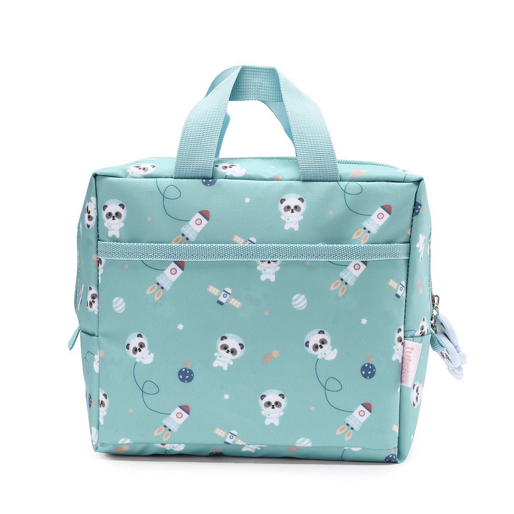 BOLSA MERIENDA TÉRMICA TUTETE ·PANDAS IN SPACE· - Happy Moments Baby