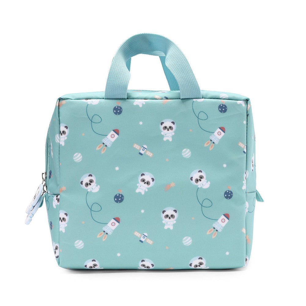 BOLSA MERIENDA TÉRMICA TUTETE ·PANDAS IN SPACE· - Happy Moments Baby