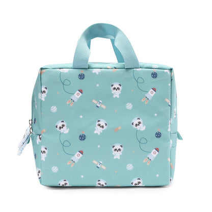 BOLSA MERIENDA TÉRMICA TUTETE ·PANDAS IN SPACE· - Happy Moments Baby