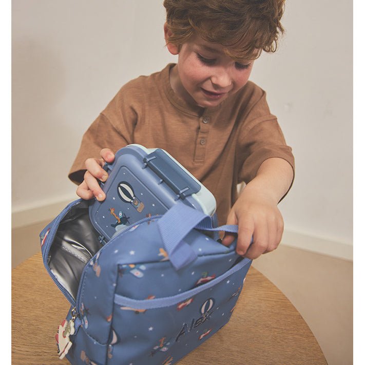 BOLSA MERIENDA TÉRMICA TUTETE ·PLANES· - Happy Moments Baby