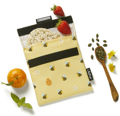 BOLSITA PARA SNACKS ECOLÓGICA ·BEES· - Happy Moments Baby