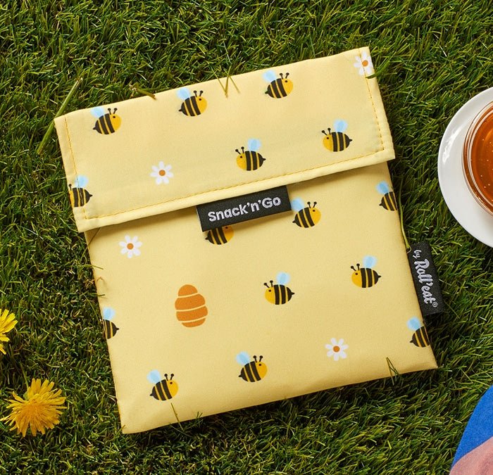 BOLSITA PARA SNACKS ECOLÓGICA ·BEES· - Happy Moments Baby
