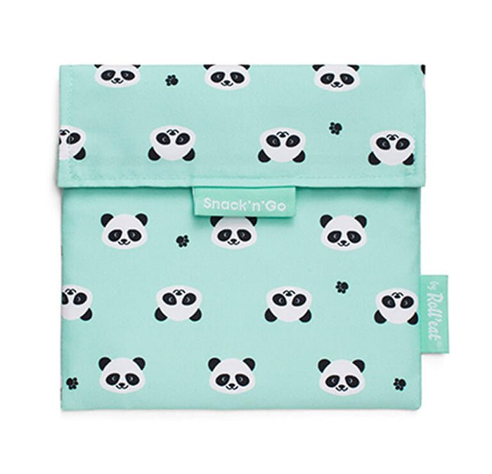 BOLSITA PARA SNACKS ECOLÓGICA ·PANDA· - Happy Moments Baby