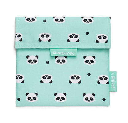 BOLSITA PARA SNACKS ECOLÓGICA ·PANDA· - Happy Moments Baby