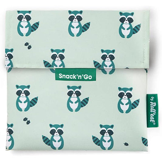 BOLSITA PARA SNACKS ECOLÓGICA ·RACCOON· - Happy Moments Baby