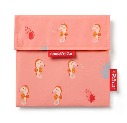 BOLSITA PARA SNACKS ECOLÓGICA ·SEAHORSE· - Happy Moments Baby