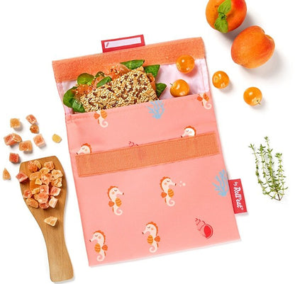 BOLSITA PARA SNACKS ECOLÓGICA ·SEAHORSE· - Happy Moments Baby