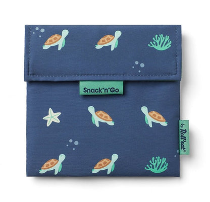 BOLSITA PARA SNACKS ECOLÓGICA ·TURTLE· - Happy Moments Baby