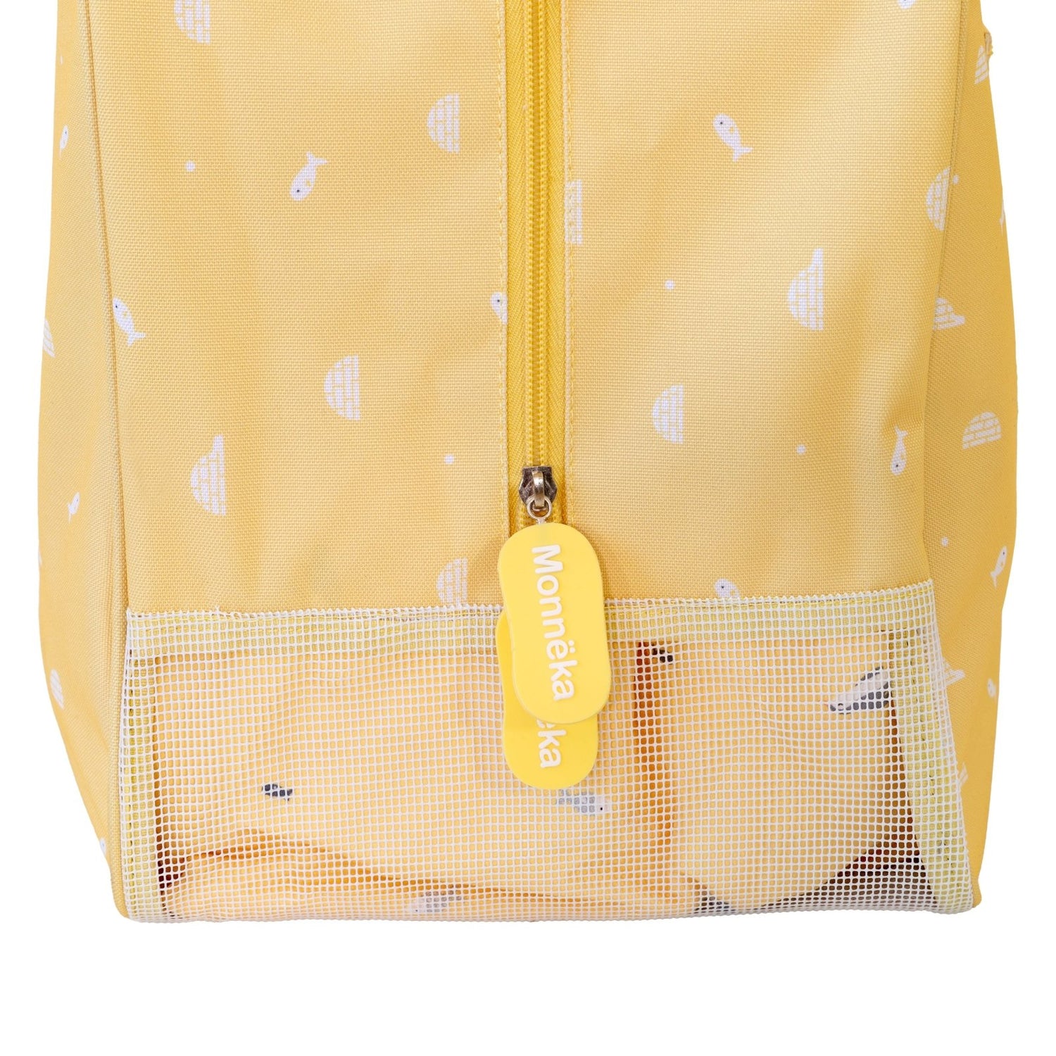 BOLSO DE PLAYA CON REJILLA ANTIARENA ·PENGUINS· - Happy Moments Baby