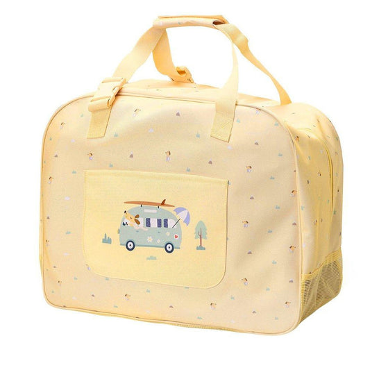 BOLSO DE PLAYA CON REJILLA ANTIARENA ·SURF VAN· - Happy Moments Baby