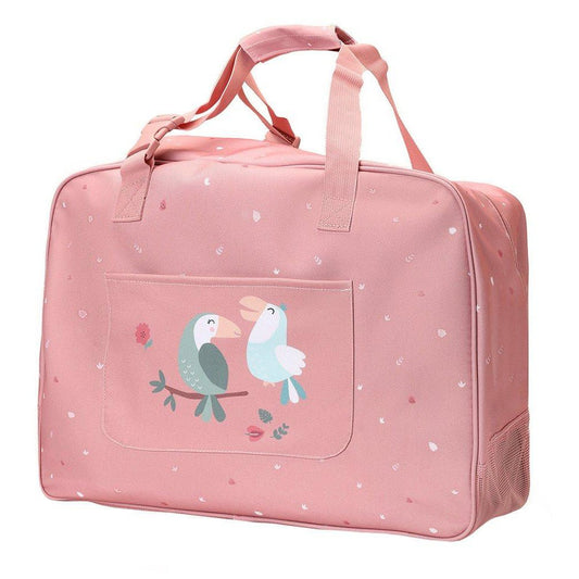 BOLSO DE PLAYA CON REJILLA ANTIARENA ·TOUCAN· - Happy Moments Baby