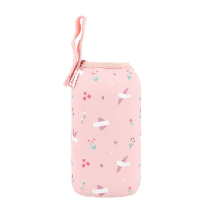 BOTELLA DE ACERO CON FUNDA TUTETE ·BLOSSOM BIRDS· - Happy Moments Baby
