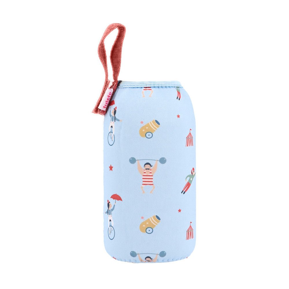 BOTELLA DE ACERO CON FUNDA TUTETE ·CIRCUS SHOW· - Happy Moments Baby