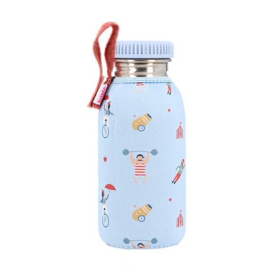 BOTELLA DE ACERO CON FUNDA TUTETE ·CIRCUS SHOW· - Happy Moments Baby