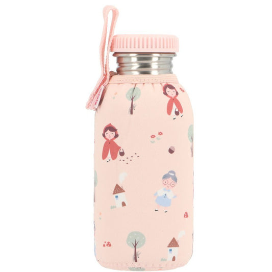BOTELLA DE ACERO CON FUNDA TUTETE ·LITTLE RED· - Happy Moments Baby
