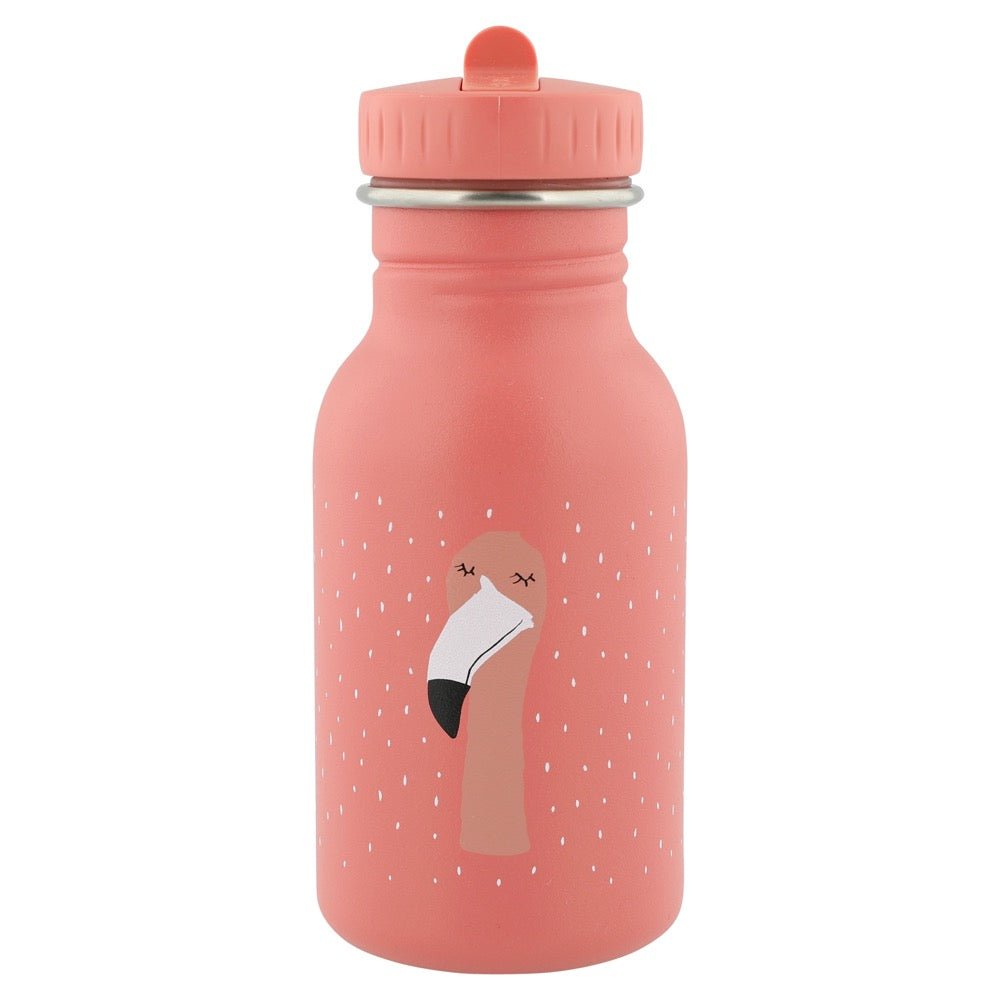 BOTELLA DE ACERO TRIXIE 350ML ·FLAMENCO· - Happy Moments Baby