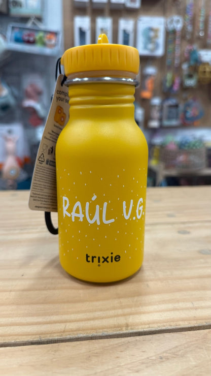BOTELLA DE ACERO TRIXIE 350ML ·JIRAFA· - Happy Moments Baby