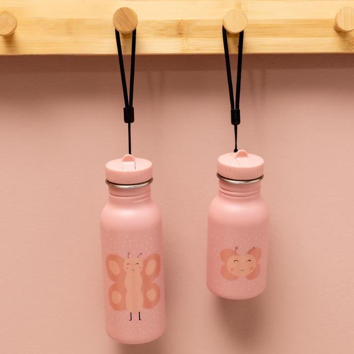 BOTELLA DE ACERO TRIXIE 350ML ·MARIPOSA· - Happy Moments Baby