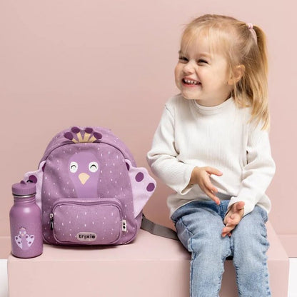 BOTELLA DE ACERO TRIXIE 350ML ·PAVO REAL· - Happy Moments Baby