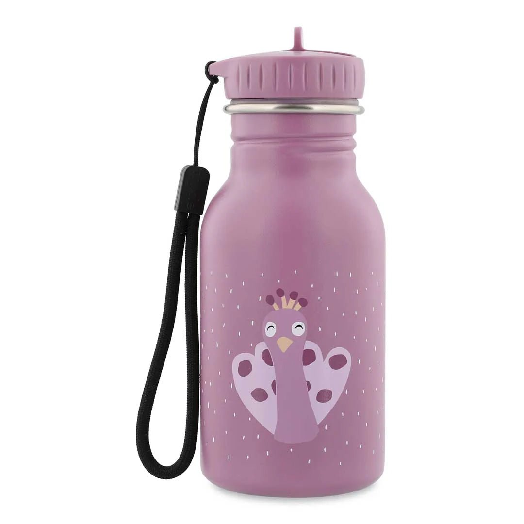 BOTELLA DE ACERO TRIXIE 350ML ·PAVO REAL· - Happy Moments Baby
