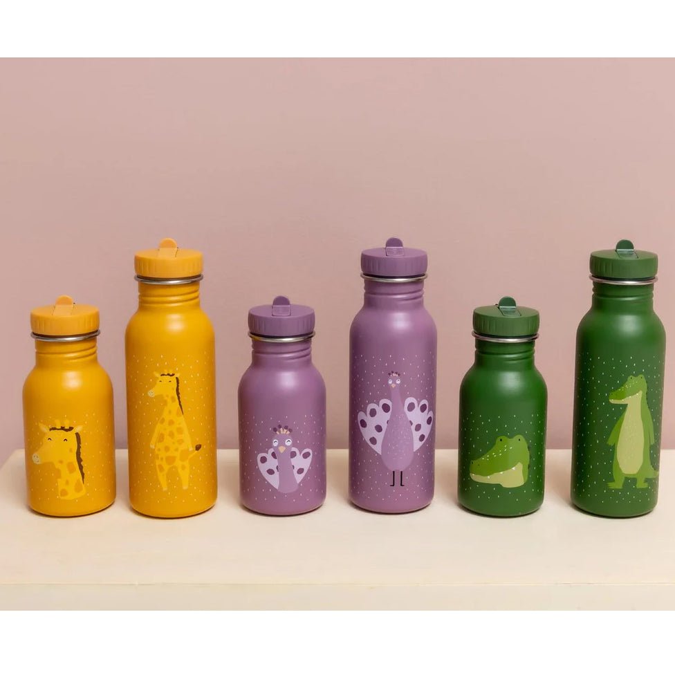 BOTELLA DE ACERO TRIXIE 350ML ·PAVO REAL· - Happy Moments Baby