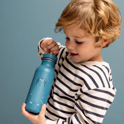 BOTELLA DE ACERO TRIXIE 350ML ·TRICERATOPS· - Happy Moments Baby