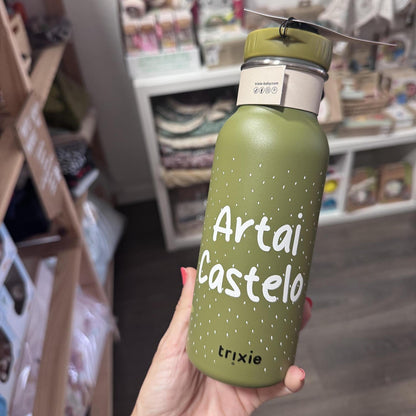 BOTELLA DE ACERO TRIXIE 500ML ·DINO· - Happy Moments Baby