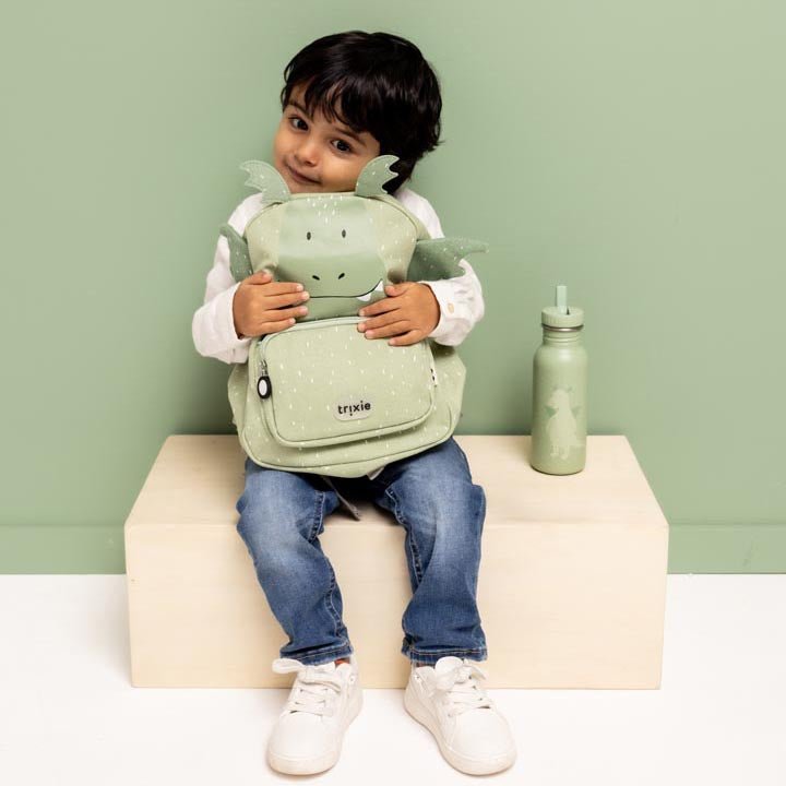 BOTELLA DE ACERO TRIXIE 500ML ·DRAGÓN· - Happy Moments Baby