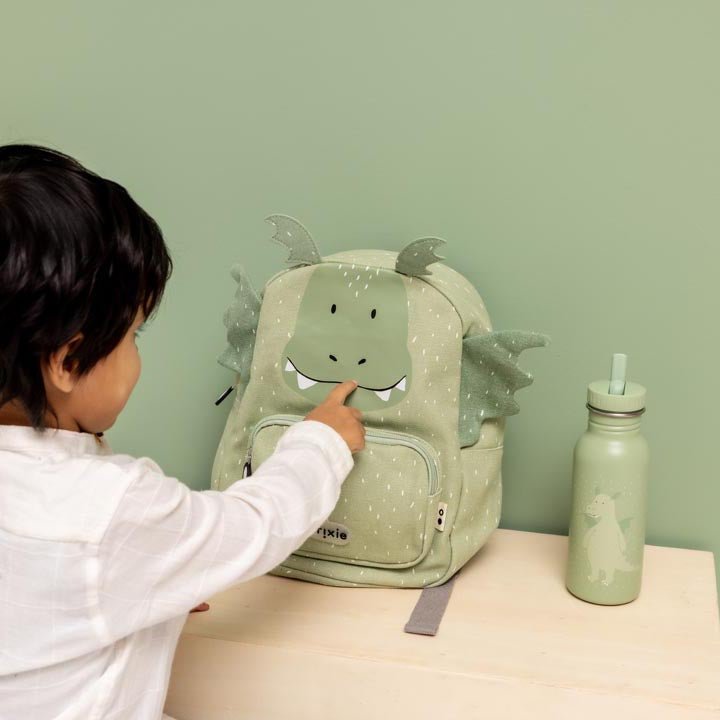 BOTELLA DE ACERO TRIXIE 500ML ·DRAGÓN· - Happy Moments Baby