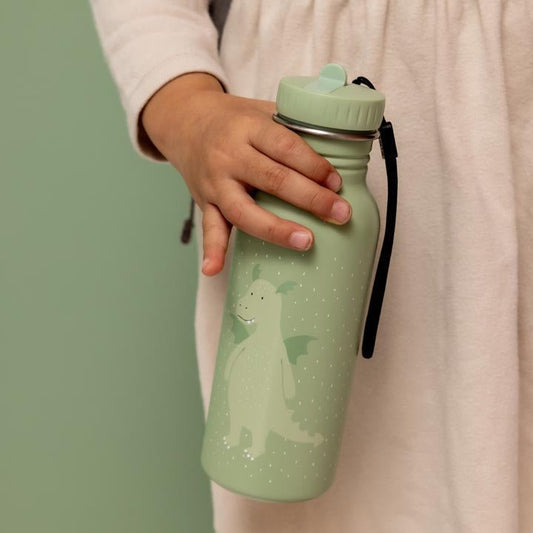 BOTELLA DE ACERO TRIXIE 500ML ·DRAGÓN· - Happy Moments Baby