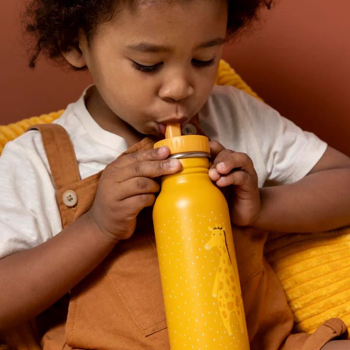 BOTELLA DE ACERO TRIXIE 500ML ·JIRAFA· - Happy Moments Baby