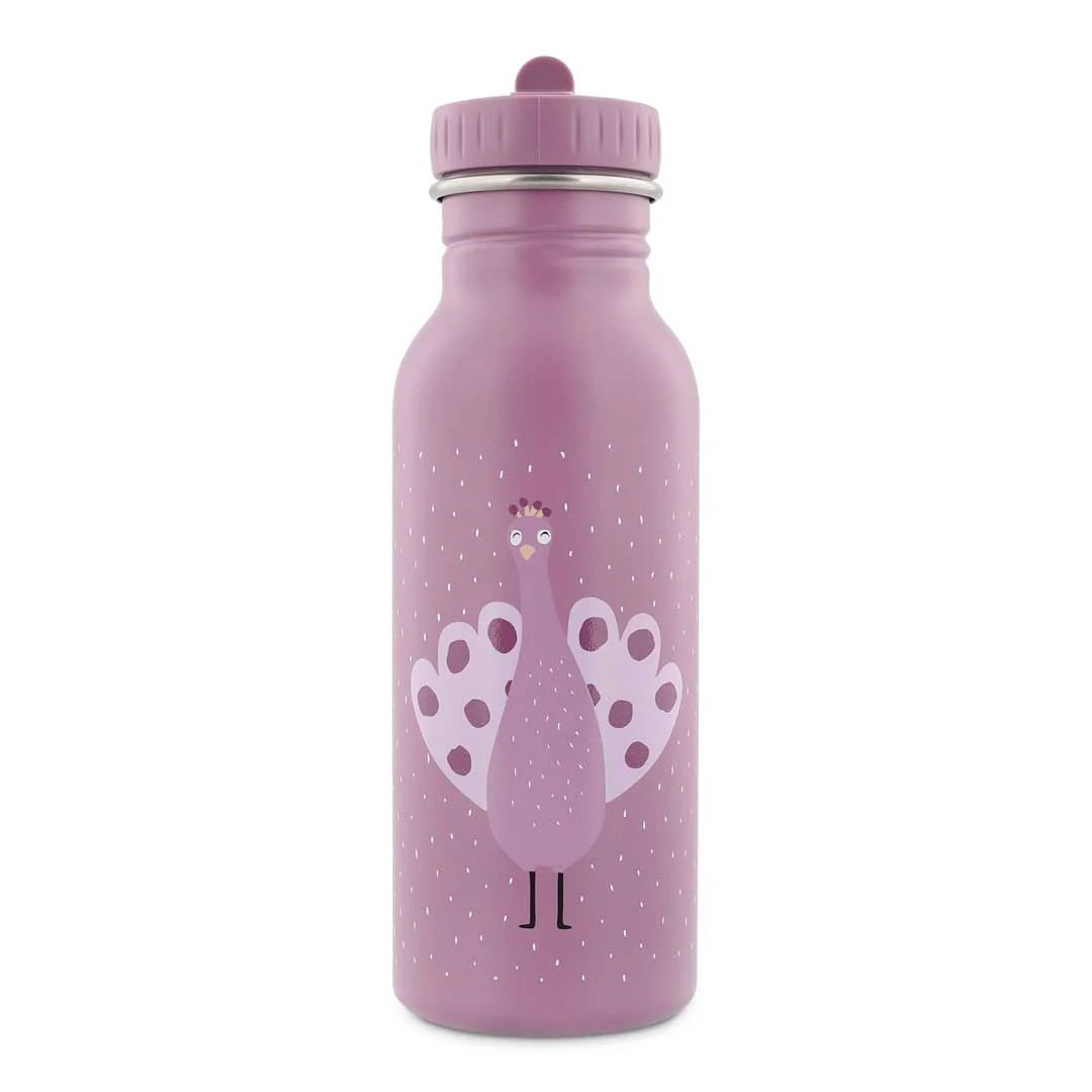 BOTELLA DE ACERO TRIXIE 500ML ·PAVO REAL· - Happy Moments Baby