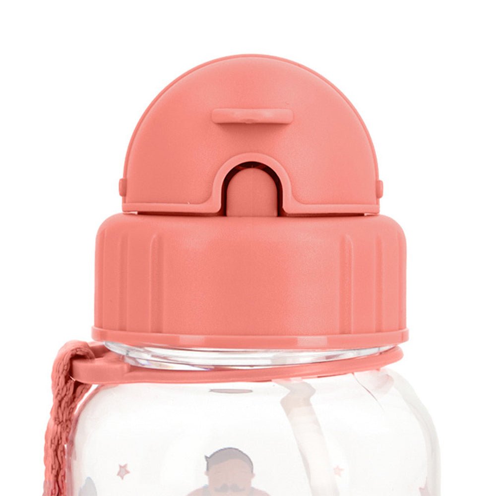 BOTELLA DE PLÁSTICO CON CAÑITA TUTETE ·CIRCUS SHOW· - Happy Moments Baby
