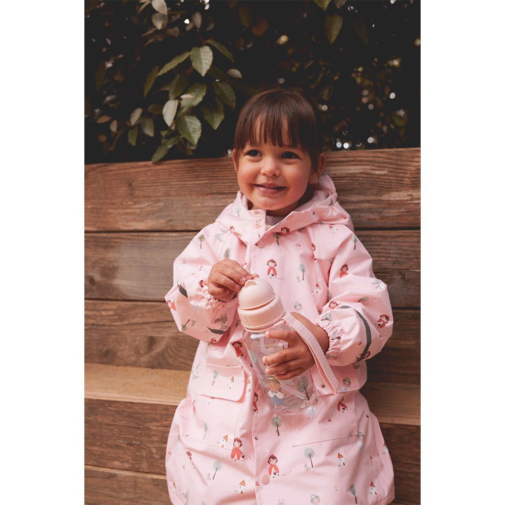 BOTELLA DE PLÁSTICO CON CAÑITA TUTETE ·LITTLE RED· - Happy Moments Baby