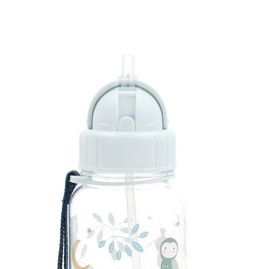 BOTELLA DE PLÁSTICO CON CAÑITA TUTETE ·MAGICAL FOREST· - Happy Moments Baby